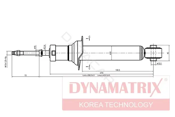 Амортизаторы DYNAMATRIX DSA341226