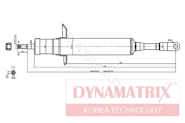 Амортизаторы DYNAMATRIX DSA341842