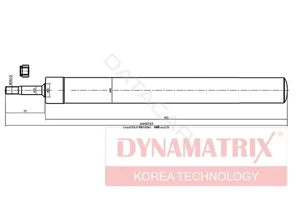 Амортизаторы DYNAMATRIX DSA366007
