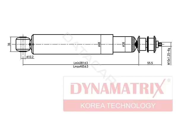 Амортизаторы DYNAMATRIX DSA443135