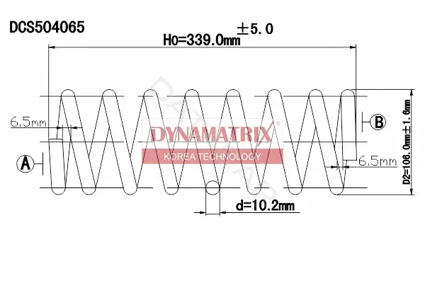Пружины DYNAMATRIX DCS504065