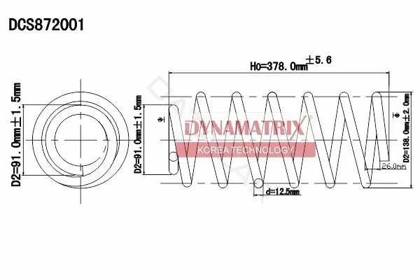Пружины DYNAMATRIX DCS872001