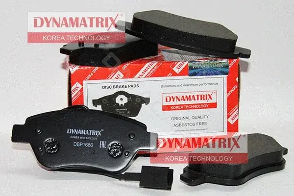 Тормозные колодки DYNAMATRIX DBP1666