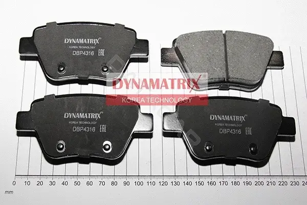 Тормозные колодки DYNAMATRIX DBP4316