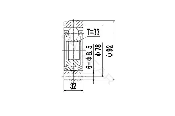 Шрус DYNAMATRIX DCV653001