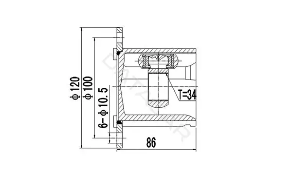 Шрус DYNAMATRIX DCV654004