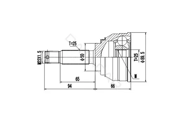 Шрус DYNAMATRIX DCV809003