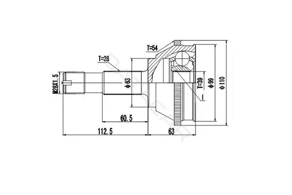 Шрус DYNAMATRIX DCV810013
