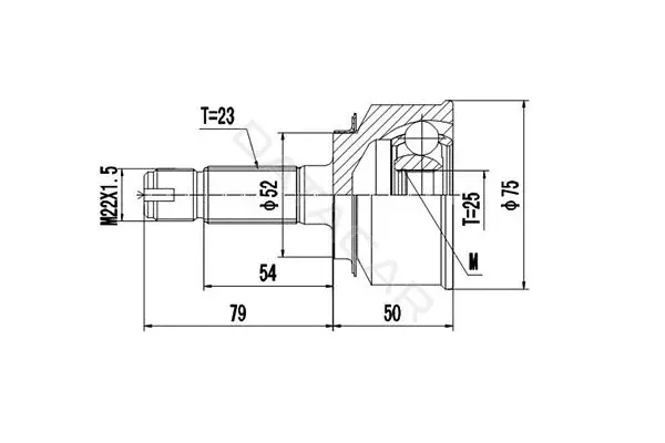 Шрус DYNAMATRIX DCV823104