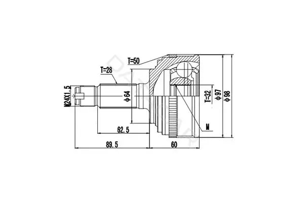 Шрус DYNAMATRIX DCV823118