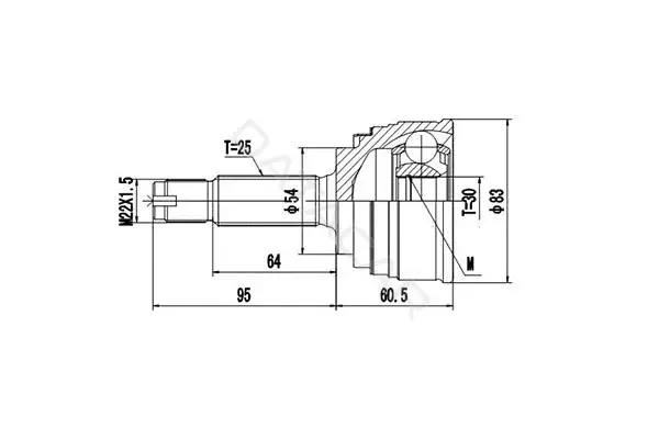 Шрус DYNAMATRIX DCV839009