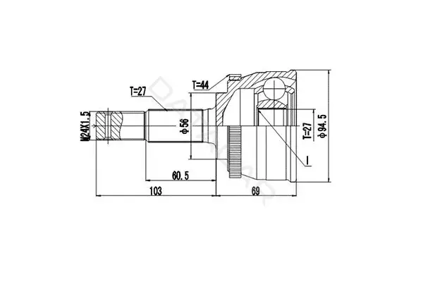 Шрус DYNAMATRIX DCV841015