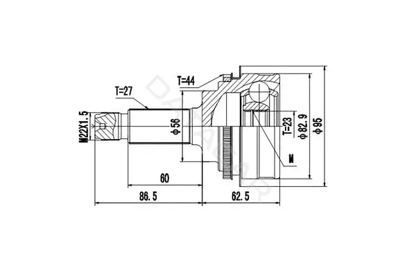 Шрус DYNAMATRIX DCV856041