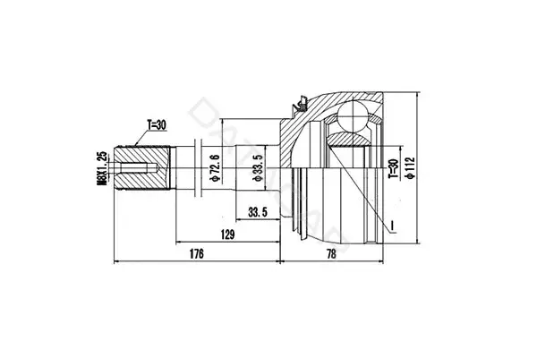 Шрус DYNAMATRIX DCV859085