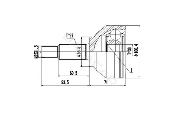 Шрус DYNAMATRIX DCV860005
