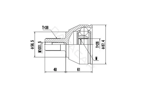 Шрус DYNAMATRIX DCV899288