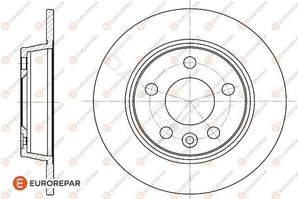 Тормозные диски EUROREPAR 1618883480