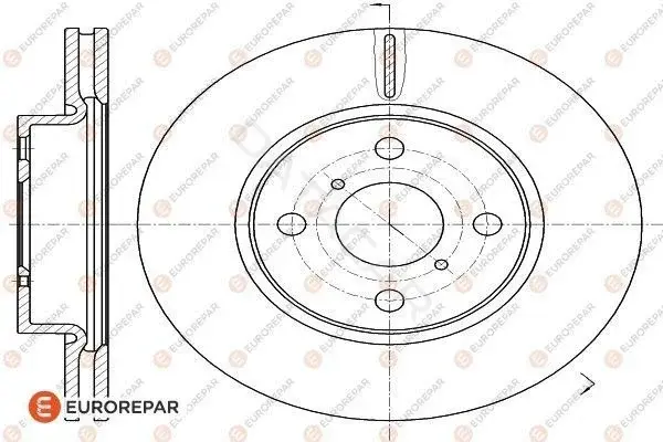 Тормозные диски EUROREPAR 1618890180