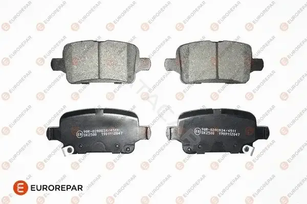 Тормозные колодки EUROREPAR 1667816680