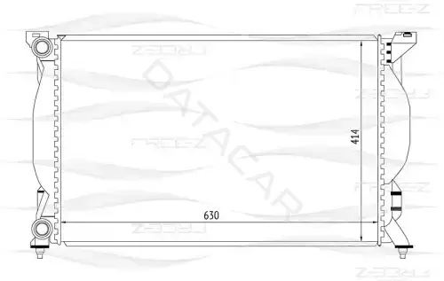Радиатор охлаждения FREE-Z KK0104