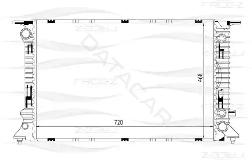 Радиатор охлаждения FREE-Z KK0107