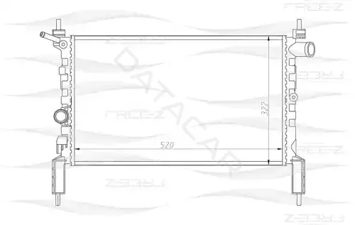 Радиатор охлаждения FREE-Z KK0172