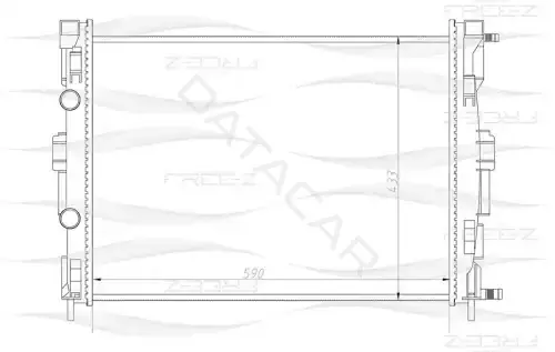 Радиатор охлаждения FREE-Z KK0182
