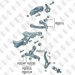 Сайлентблок рычага FIXAR FG0113