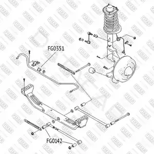 Сайлентблок рычага FIXAR FG0142