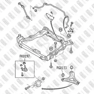 Шаровая опора FIXAR FK0197