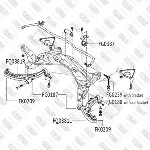 Шаровая опора FIXAR FK0209