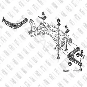 Шаровая опора FIXAR FK0210
