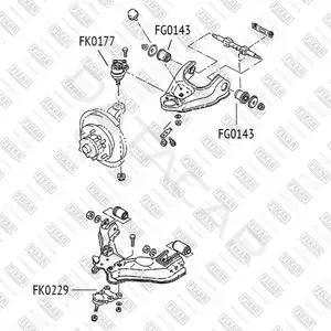 Шаровая опора FIXAR FK0229