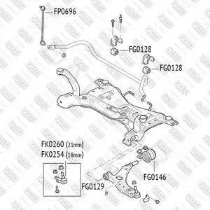 Шаровая опора FIXAR FK0260