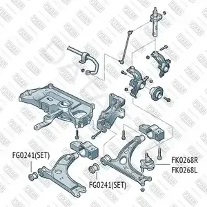 Шаровая опора FIXAR FK0268L