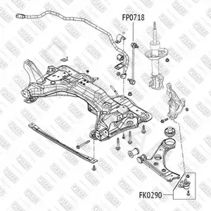 Шаровая опора FIXAR FK0290