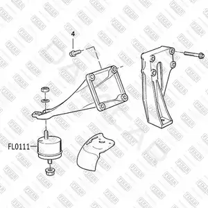 Подушка двигателя (Опора) FIXAR FL0111