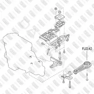 Подушка двигателя (Опора) FIXAR FL0142