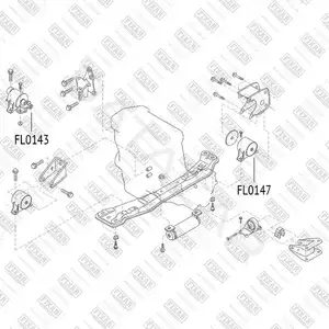 Подушка двигателя (Опора) FIXAR FL0147