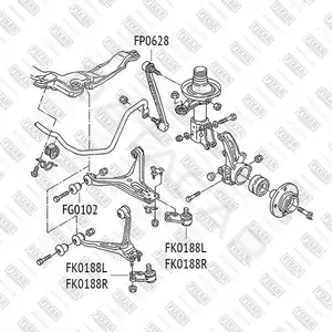 Стойки стабилизатора FIXAR FP0628