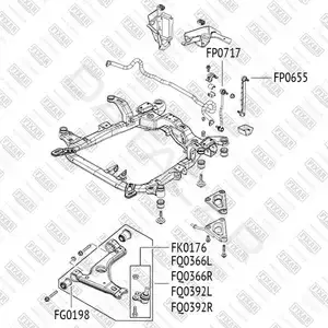Стойки стабилизатора FIXAR FP0655