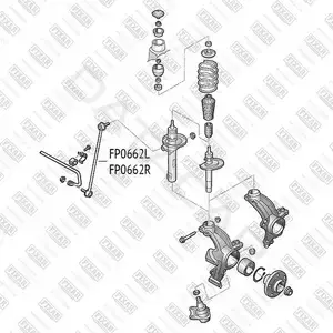 Стойки стабилизатора FIXAR FP0662L