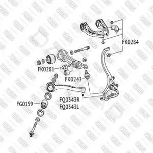 Рычаги FIXAR FQ0343L