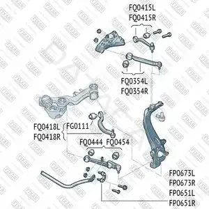 Рычаги FIXAR FQ0415R