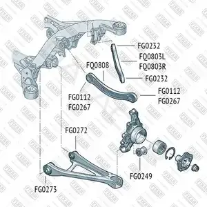 Рычаги FIXAR FQ0803R
