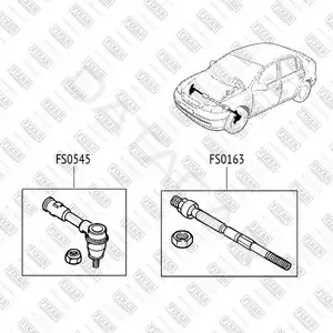 Рулевая тяга FIXAR FS0163