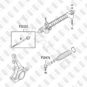 Рулевые наконечники FIXAR FS0476
