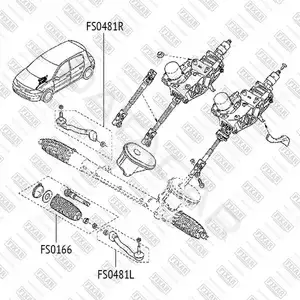 Рулевые наконечники FIXAR FS0481L