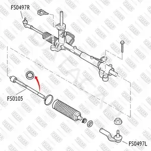 Рулевые наконечники FIXAR FS0497R