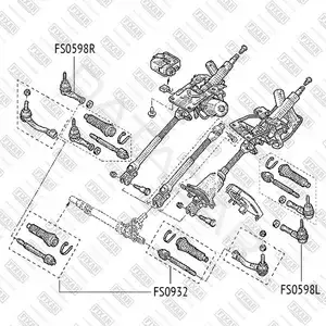 Рулевые наконечники FIXAR FS0598L